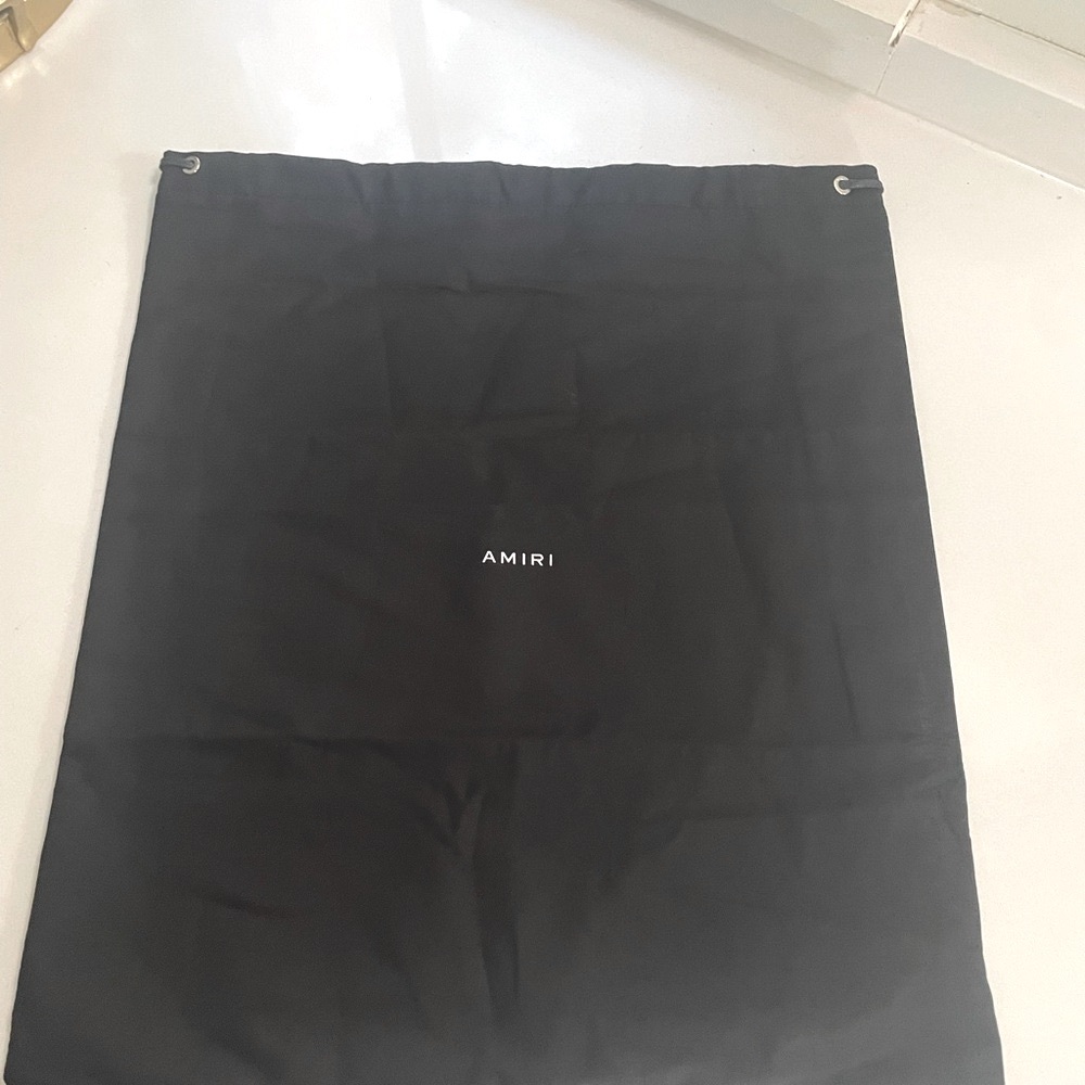 AMIRI Black and White Dust Bag